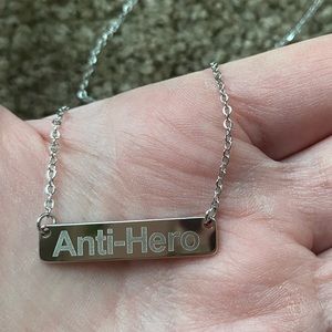 Taylor Swift anti-hero necklace Holy rose